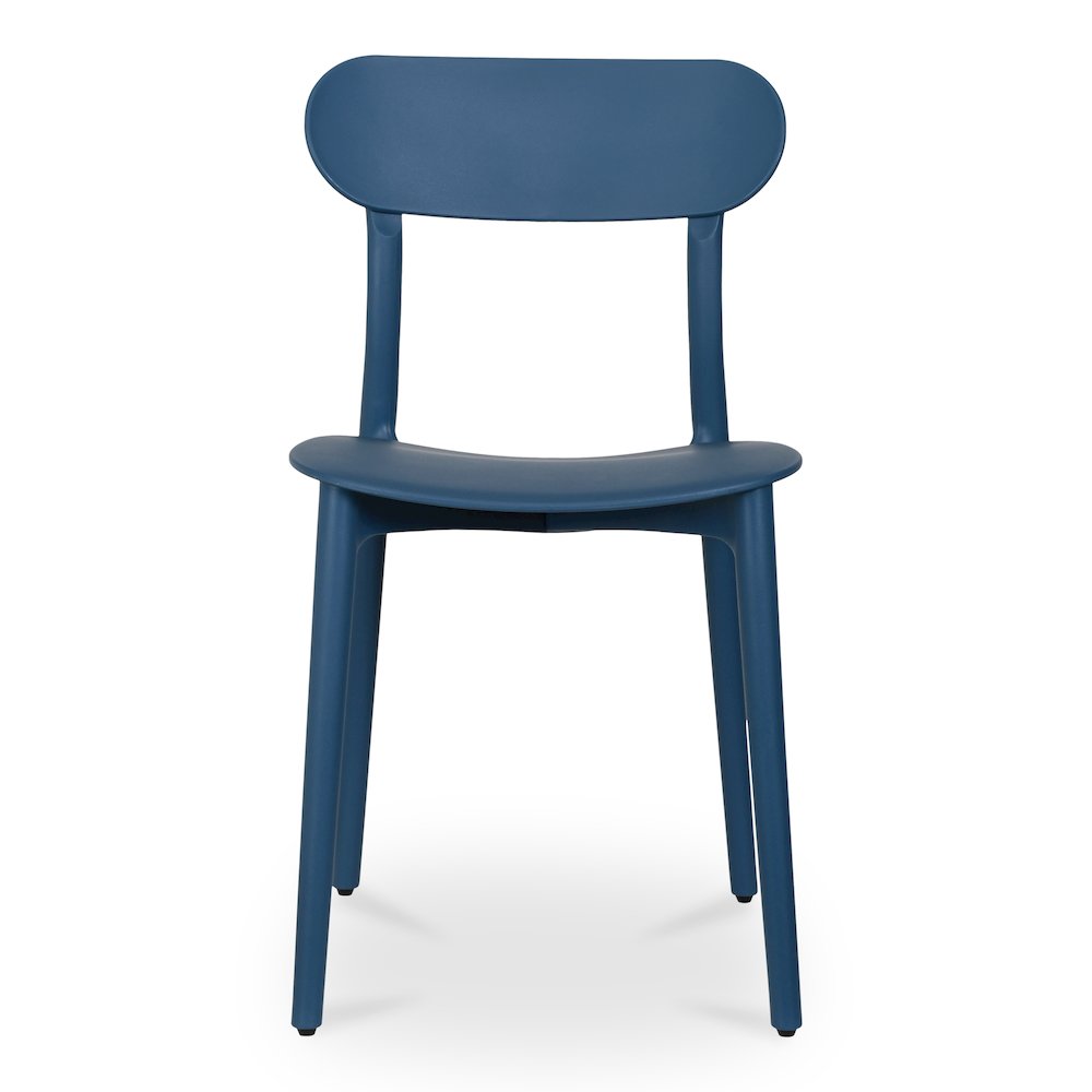 Kent Outdoor Dining Chair Navy - Set Of Two. Picture 3