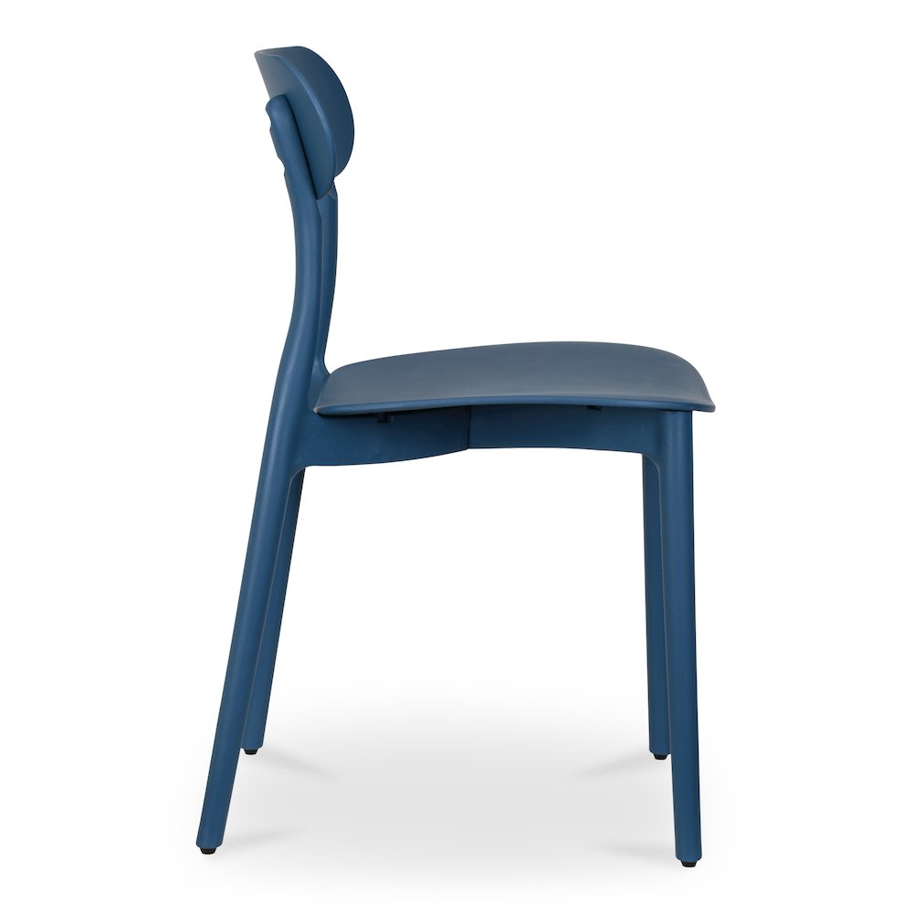 Kent Outdoor Dining Chair Navy - Set Of Two. Picture 5