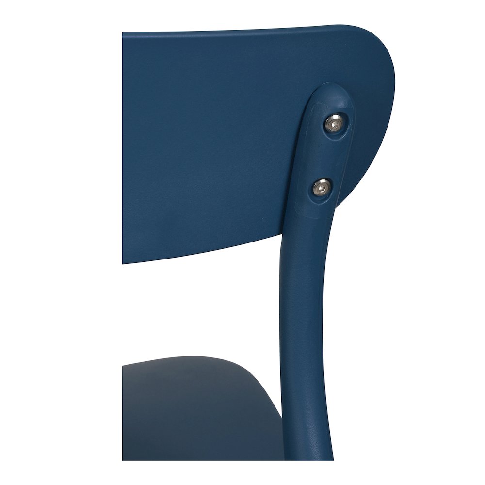 Kent Outdoor Dining Chair Navy - Set Of Two. Picture 7