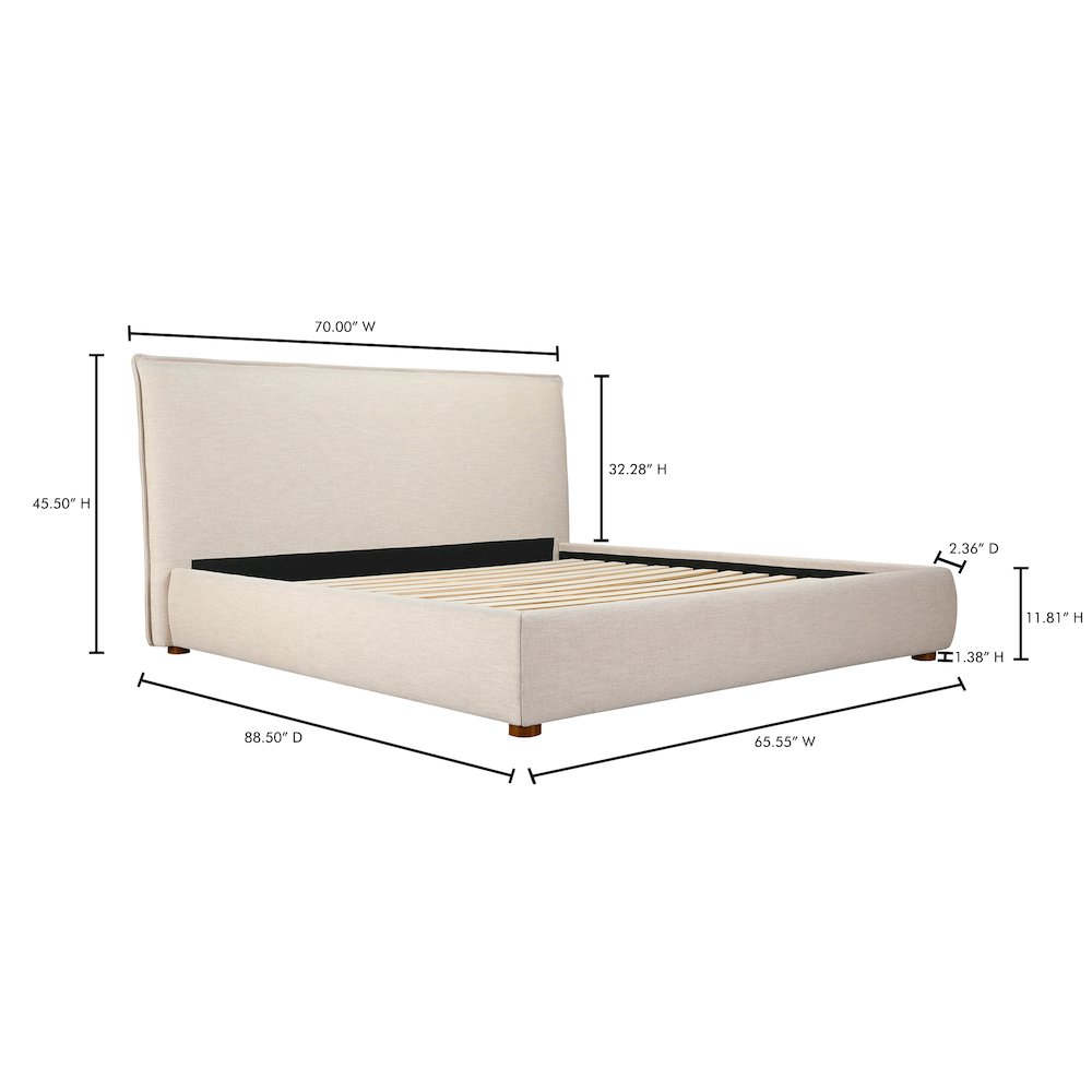 Luzon Queen Bed Wheat. Picture 16