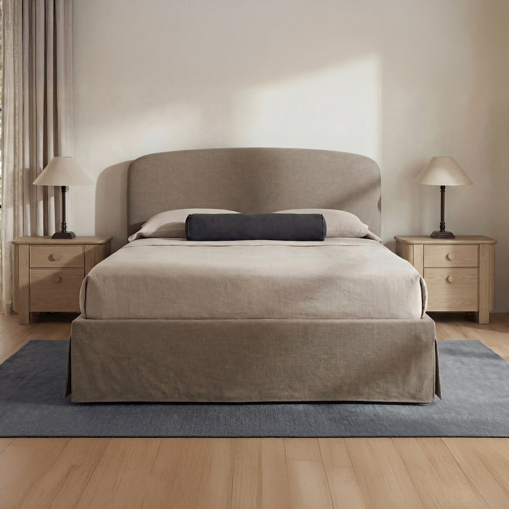 Joan King Storage Bed Light Taupe. Picture 2