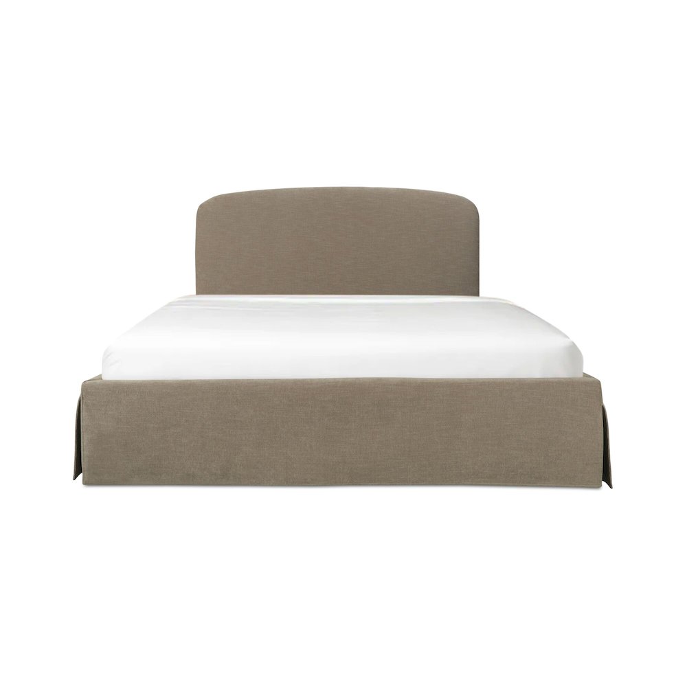 Joan King Storage Bed Light Taupe. Picture 1