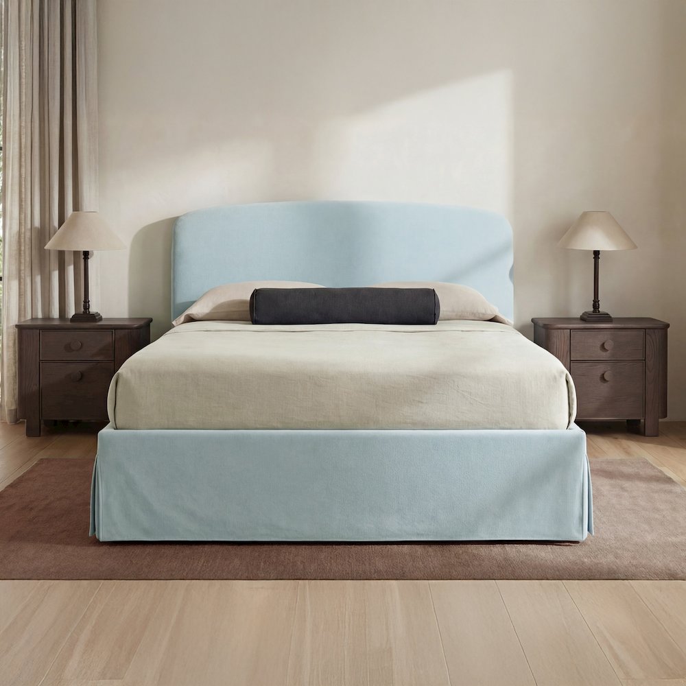 Joan King Storage Bed Light Blue. Picture 2