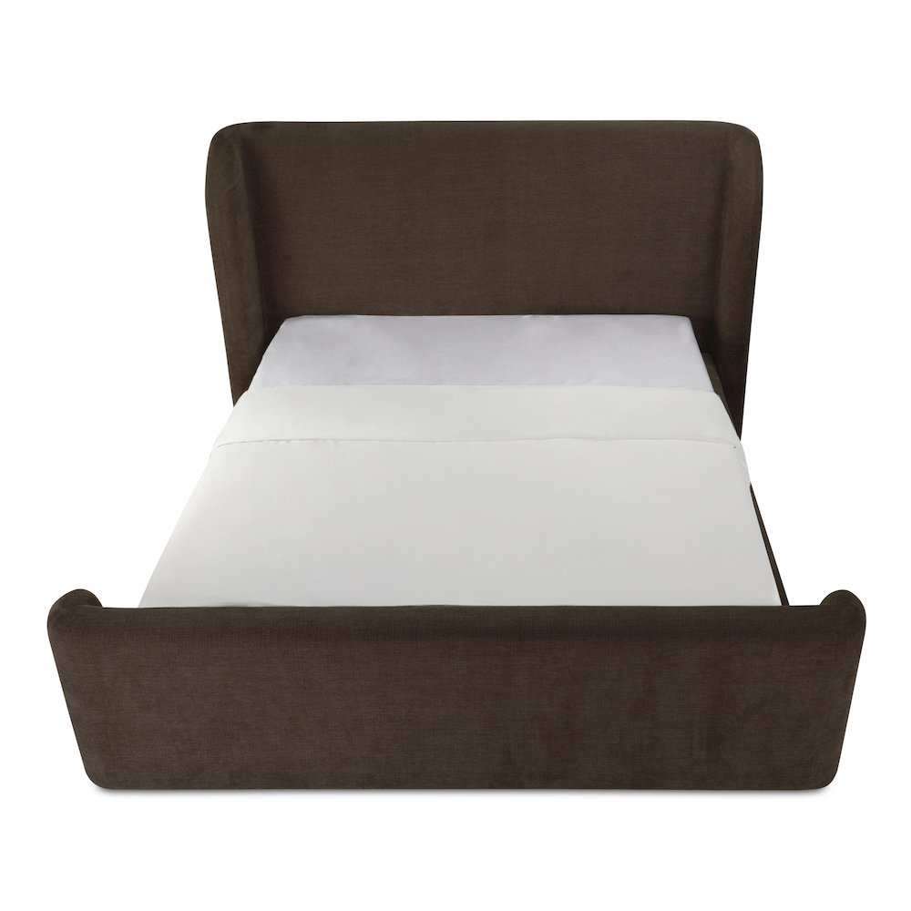 Sophia King Storage Bed Brown. Picture 1