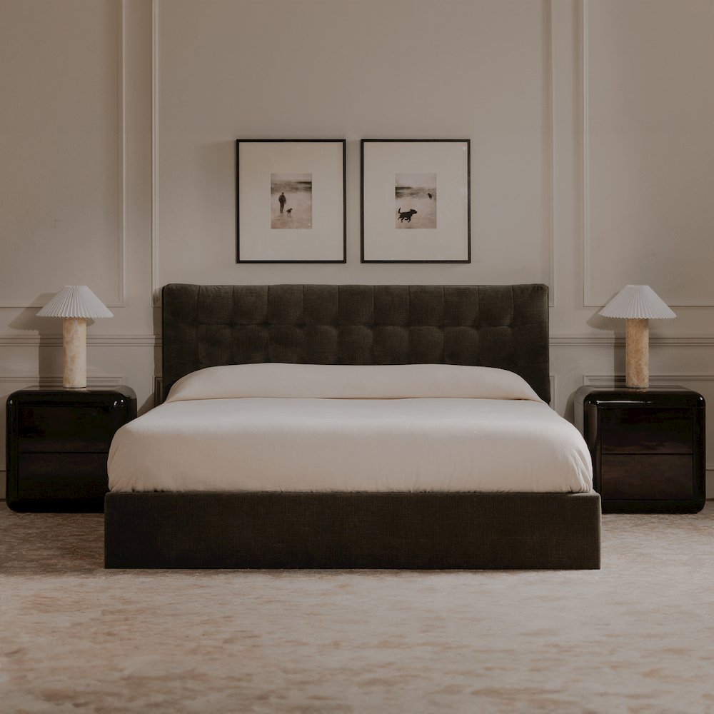 Sebastion Queen Storage Bed Green. Picture 8
