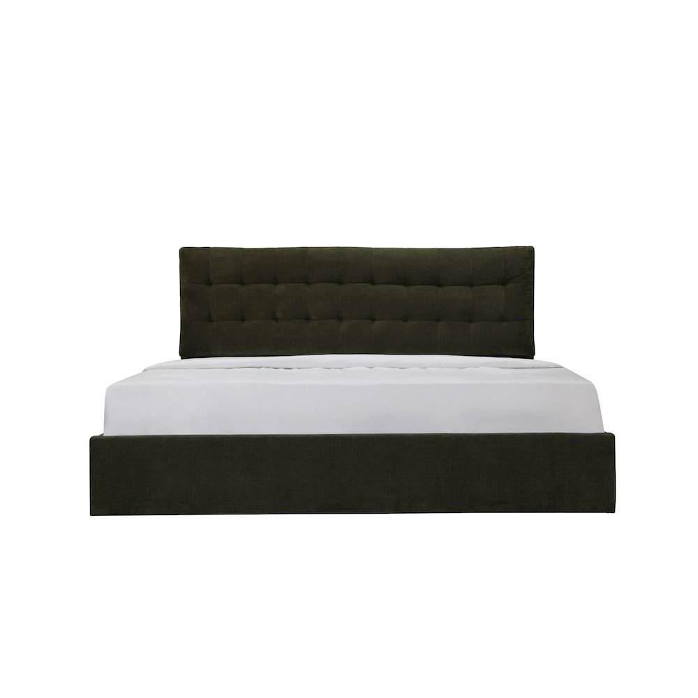 Sebastion Queen Storage Bed Green. Picture 4