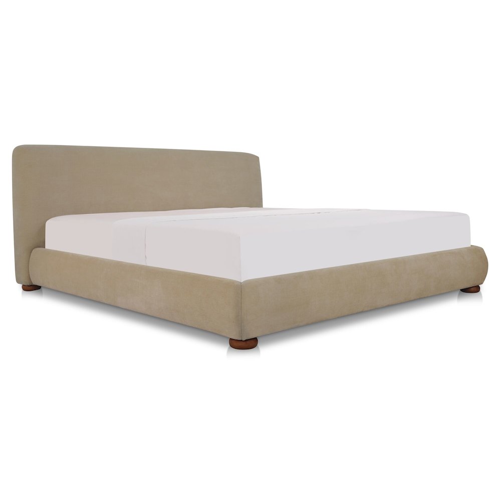 Beau King Storage Bed Warm Beige. Picture 3