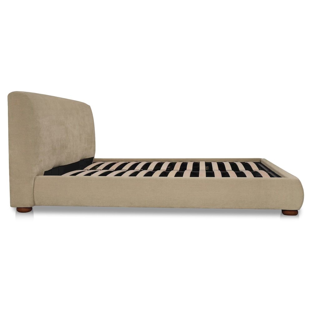 Beau King Storage Bed Warm Beige. Picture 4