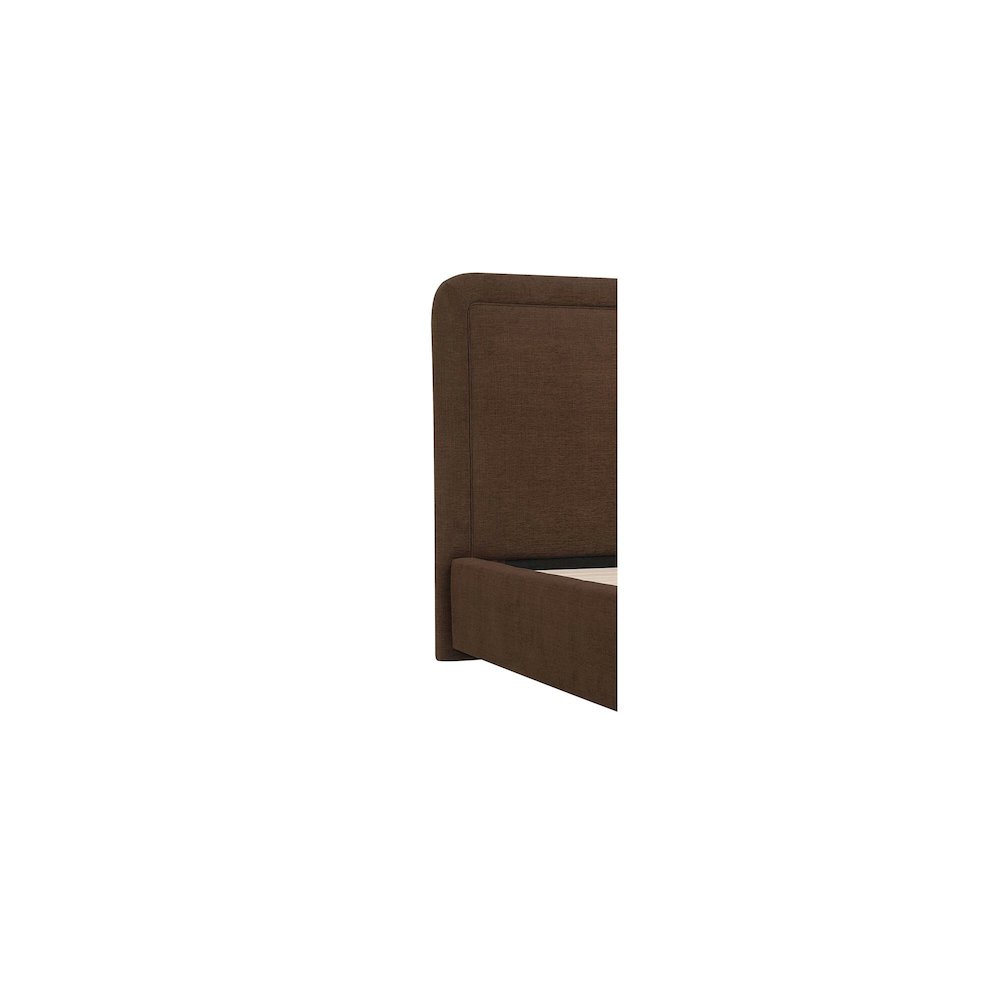 Simon Queen Storage Bed Brown. Picture 5