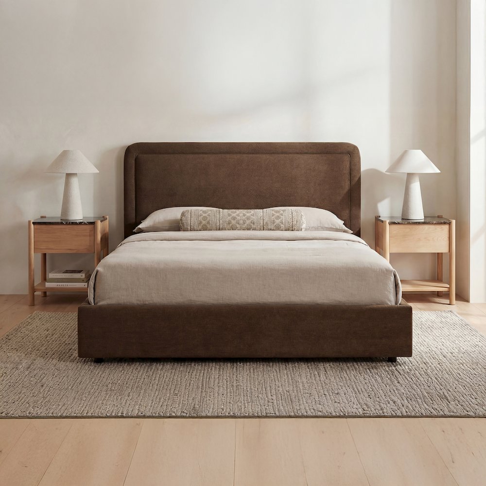 Simon King Storage Bed Brown. Picture 7
