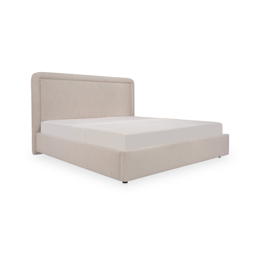 Simon King Storage Bed Flecked Beige. Picture 2