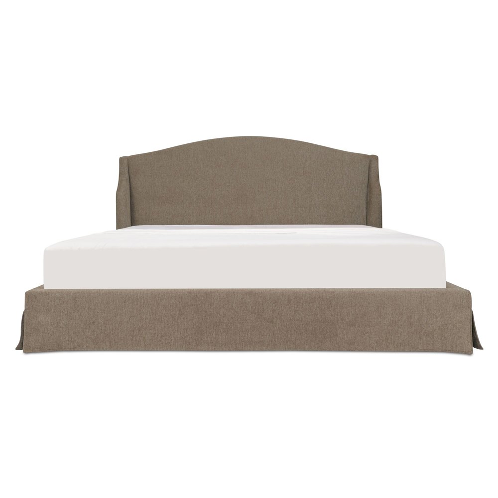 Weston King Storage Bed Brown. Picture 1