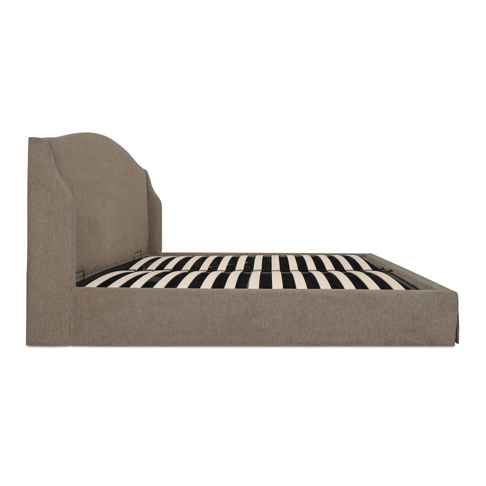 Weston Queen Storage Bed Brown. Picture 3