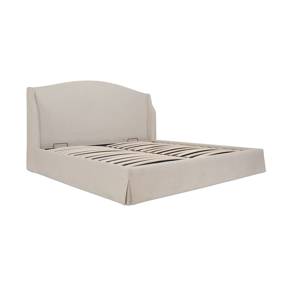 Weston Queen Storage Bed Cream. Picture 2