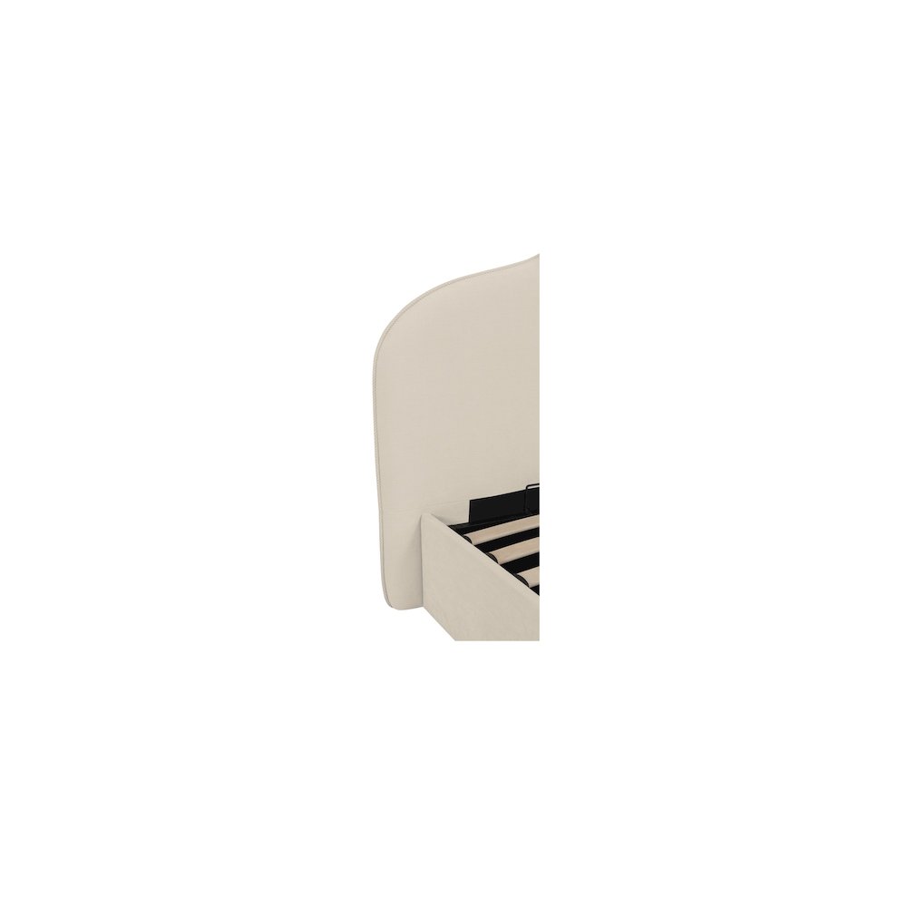 Maggie King Storage Bed Cream. Picture 7