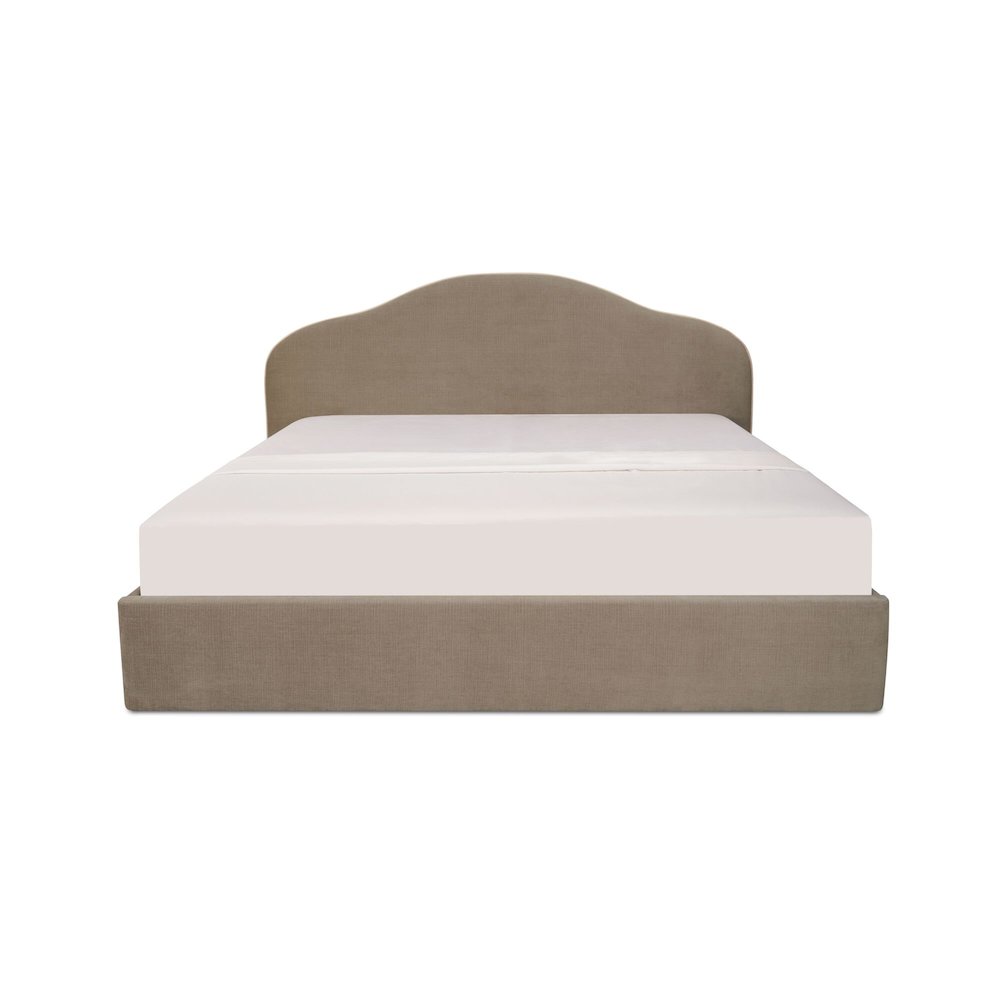 Maggie King Storage Bed Taupe. Picture 1