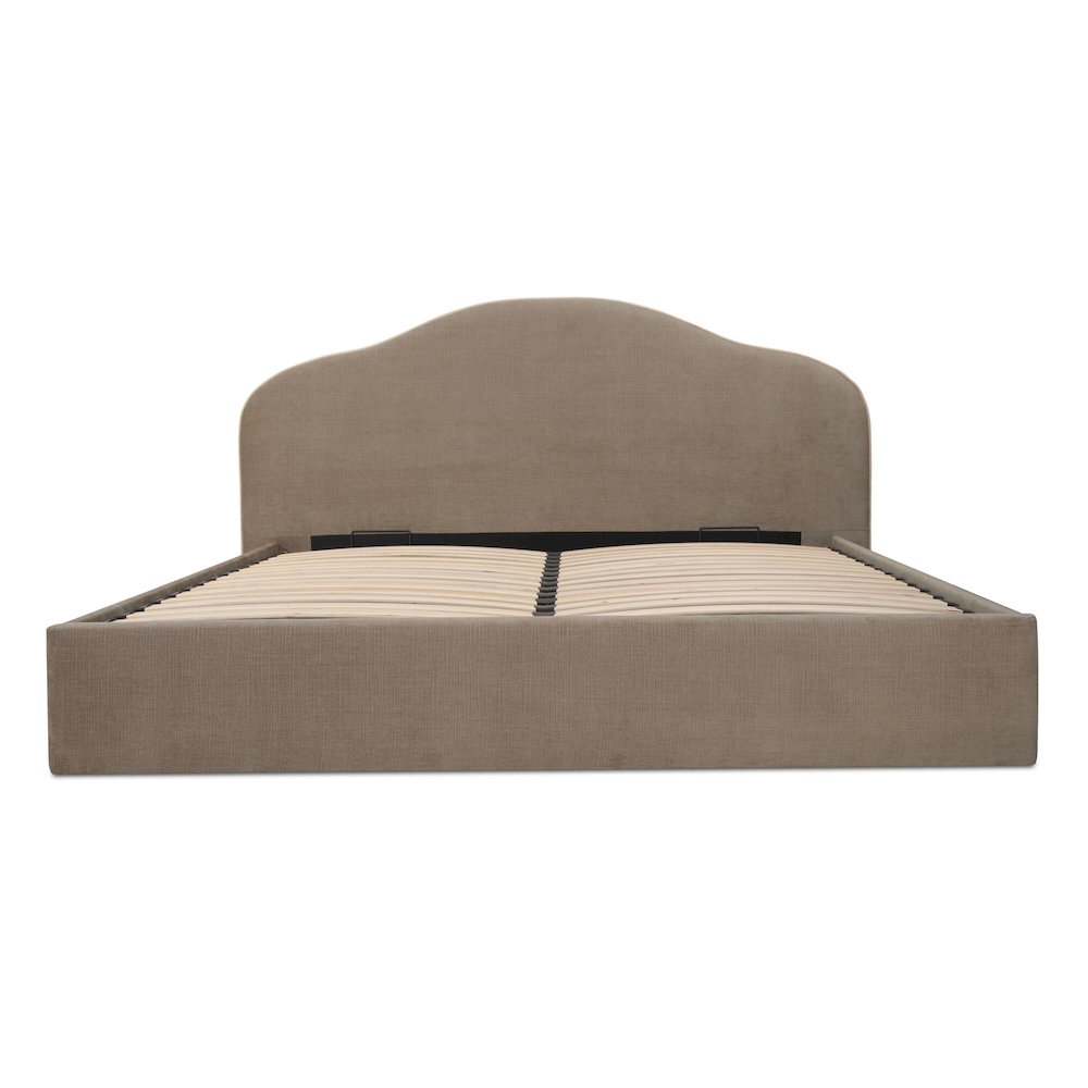 Maggie King Storage Bed Taupe. Picture 5