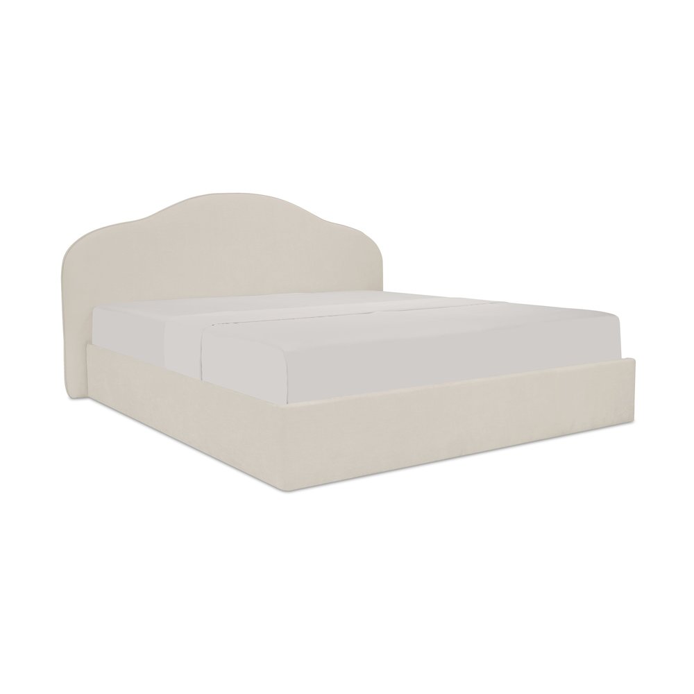 Maggie Queen Storage Bed Cream. Picture 3