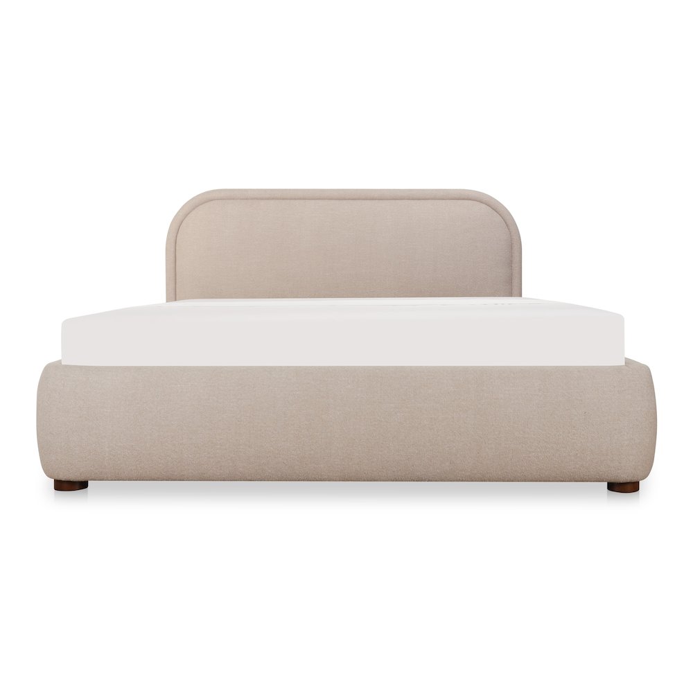 Colin Queen Storage Bed Light Brown. Picture 1