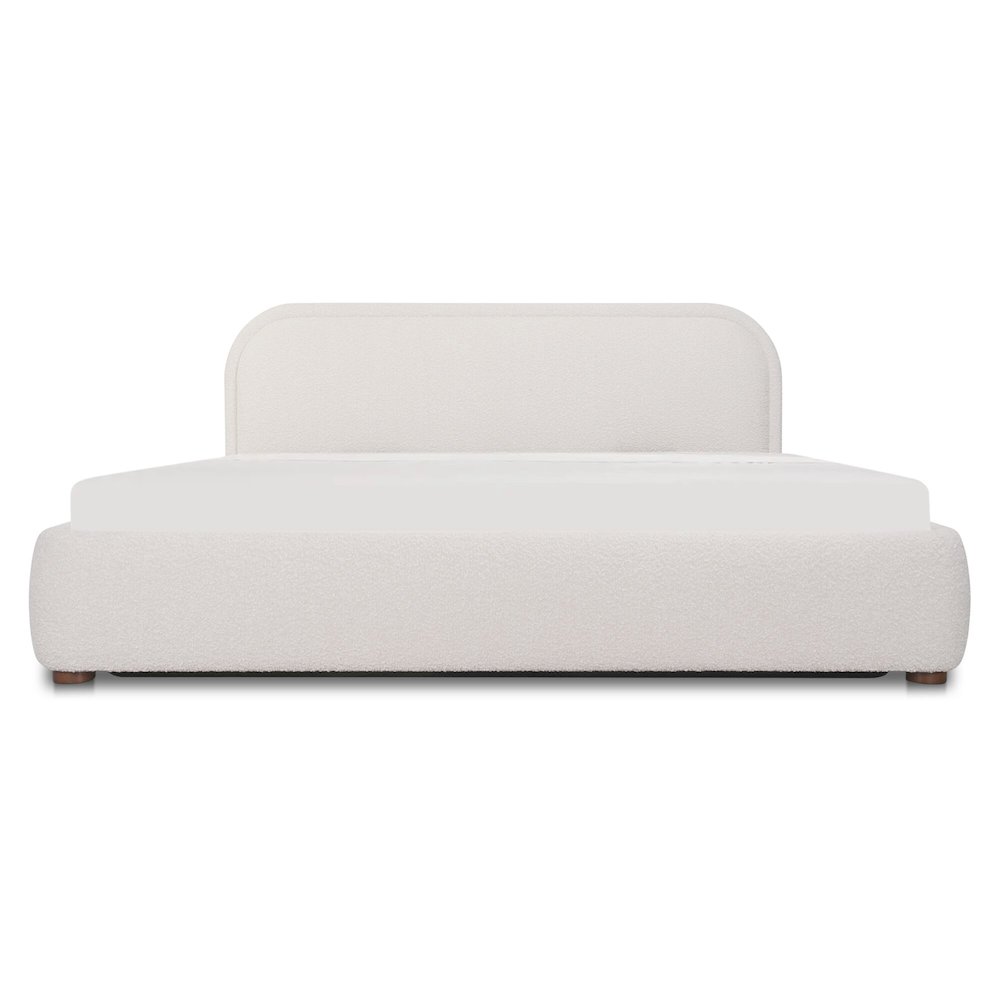 Colin Queen Storage Bed Oatmeal. Picture 1