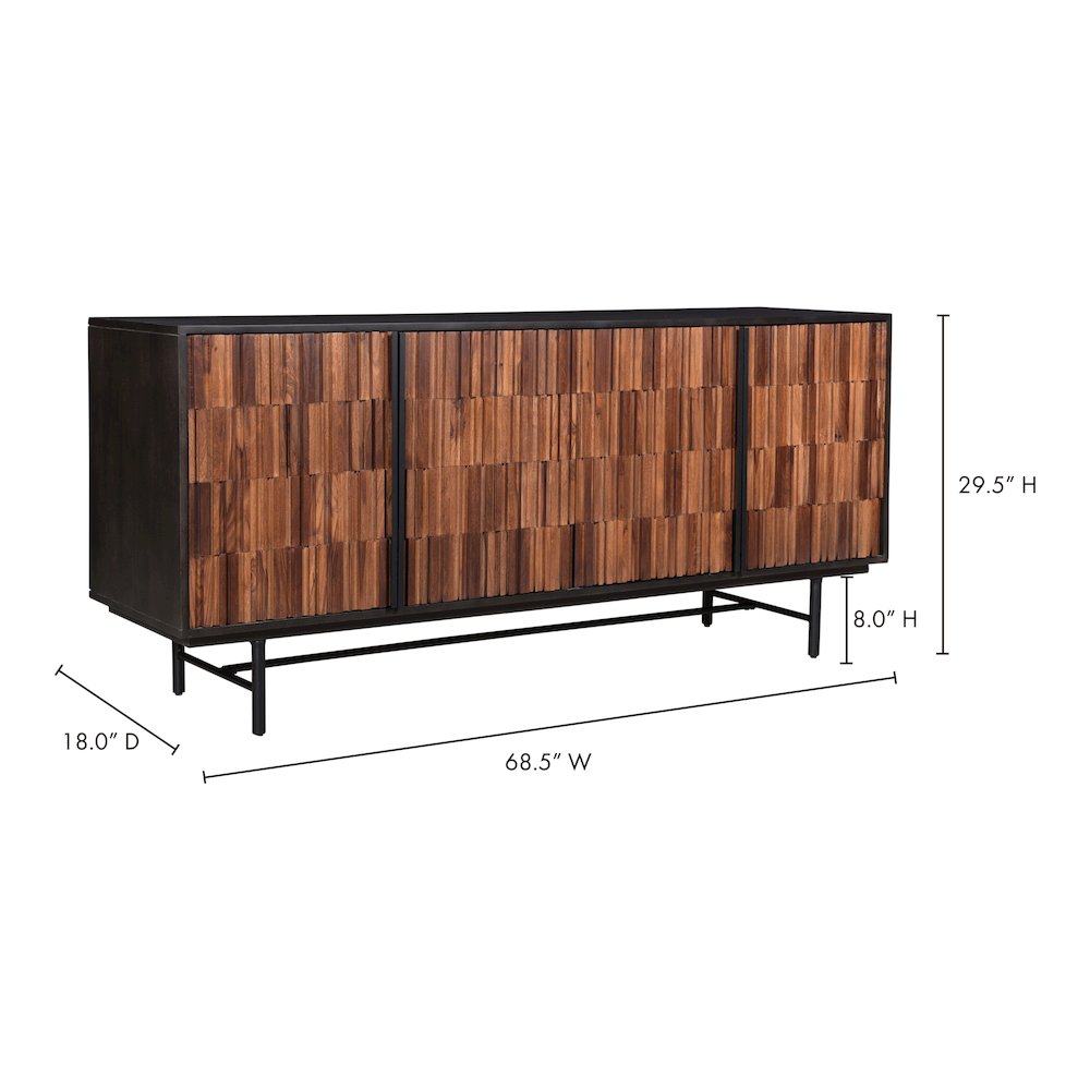 Jackson Sideboard Black. Picture 9