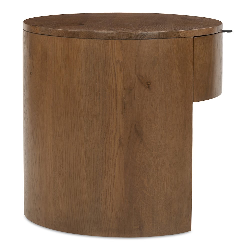 Theo 1 Drawer Nightstand Brown. Picture 3