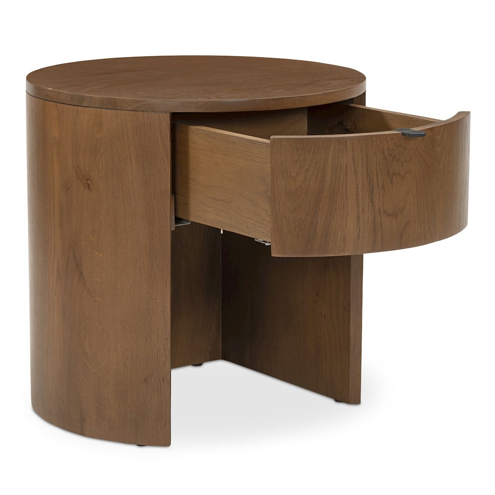 Theo 1 Drawer Nightstand Brown. Picture 6