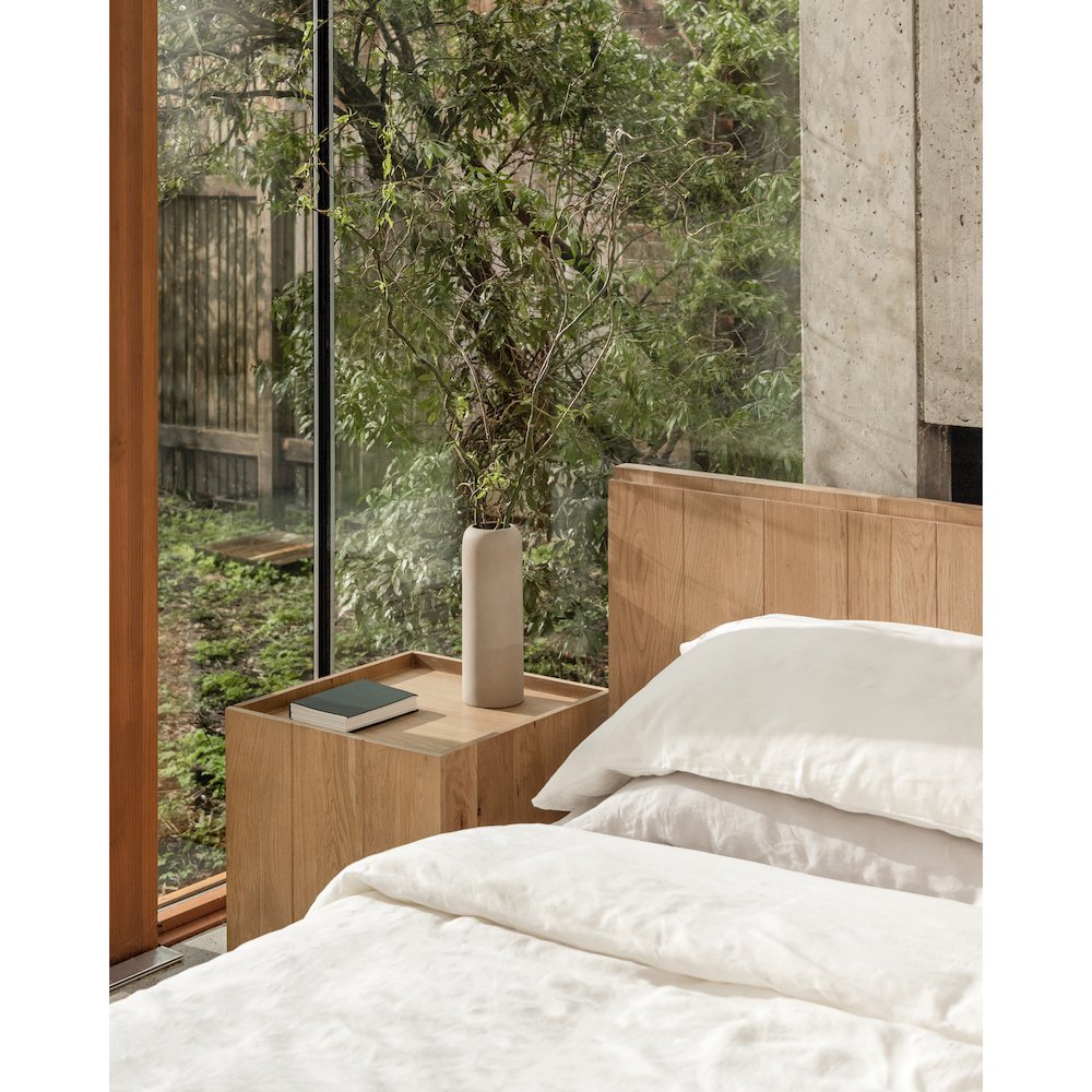 Plank Nightstand Natural. Picture 12