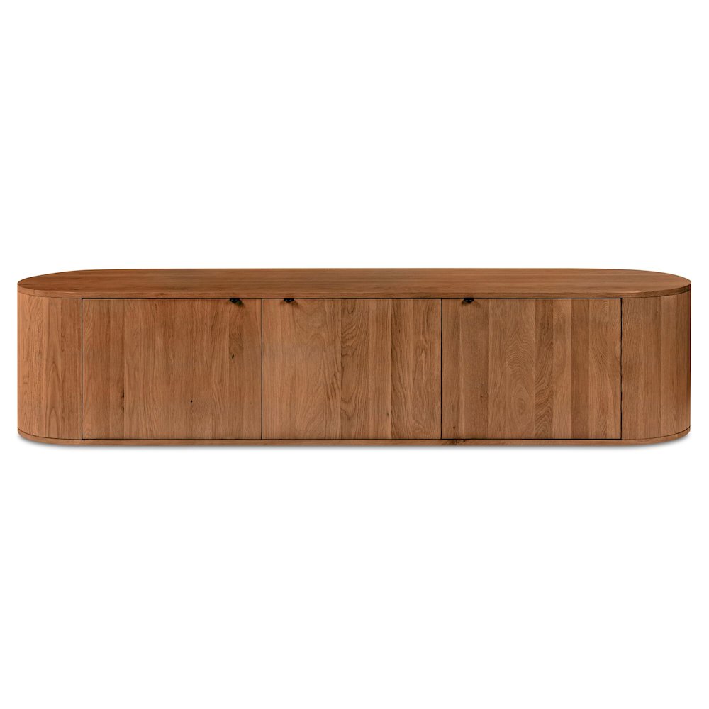 Theo Media Bench Brown. Picture 1