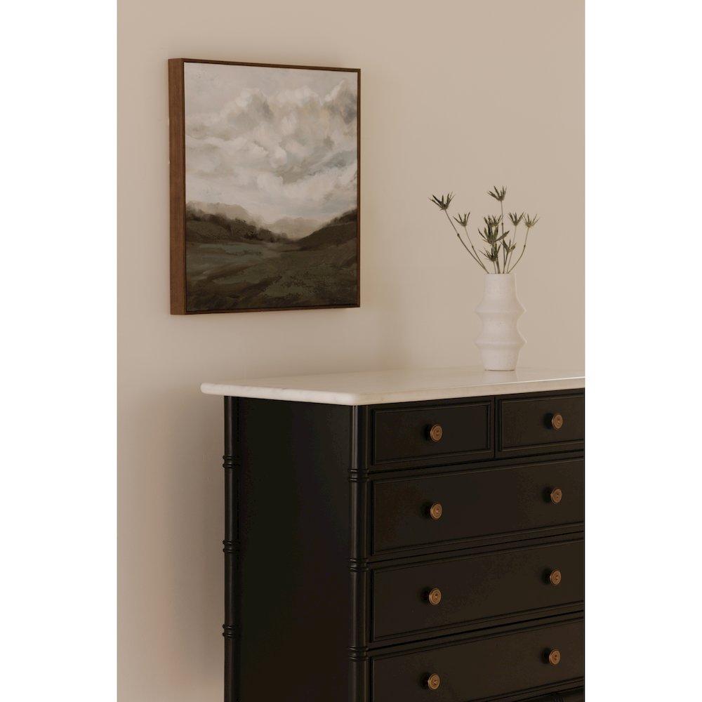 Eleanor 5 Drawer Chest Black. Picture 11