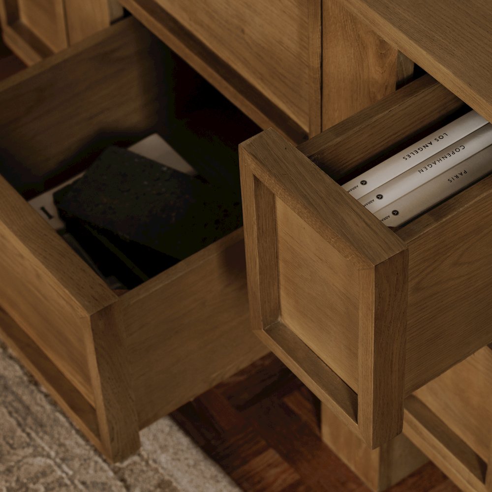 Henley Nightstand Brown. Picture 9