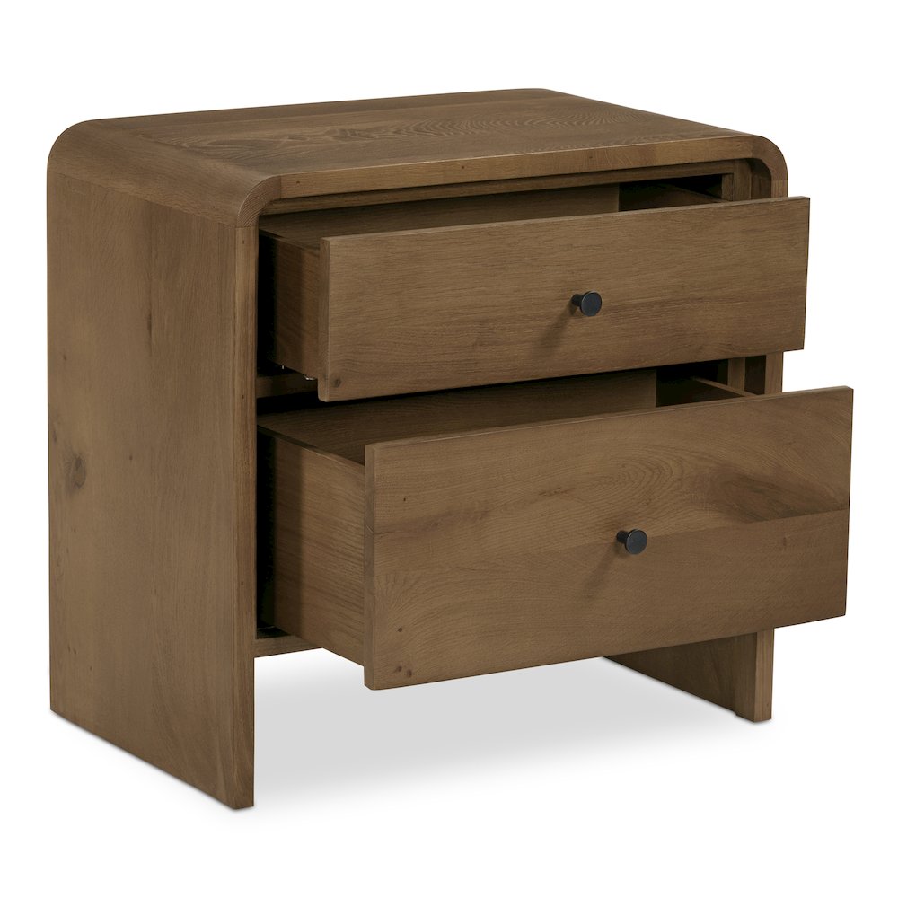 Riley Nightstand Oak. Picture 2