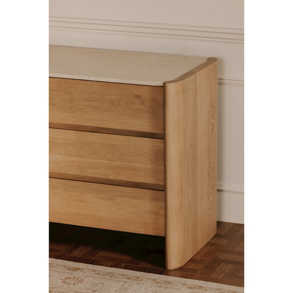 Lane 6 Drawer Dresser Natural. Picture 9