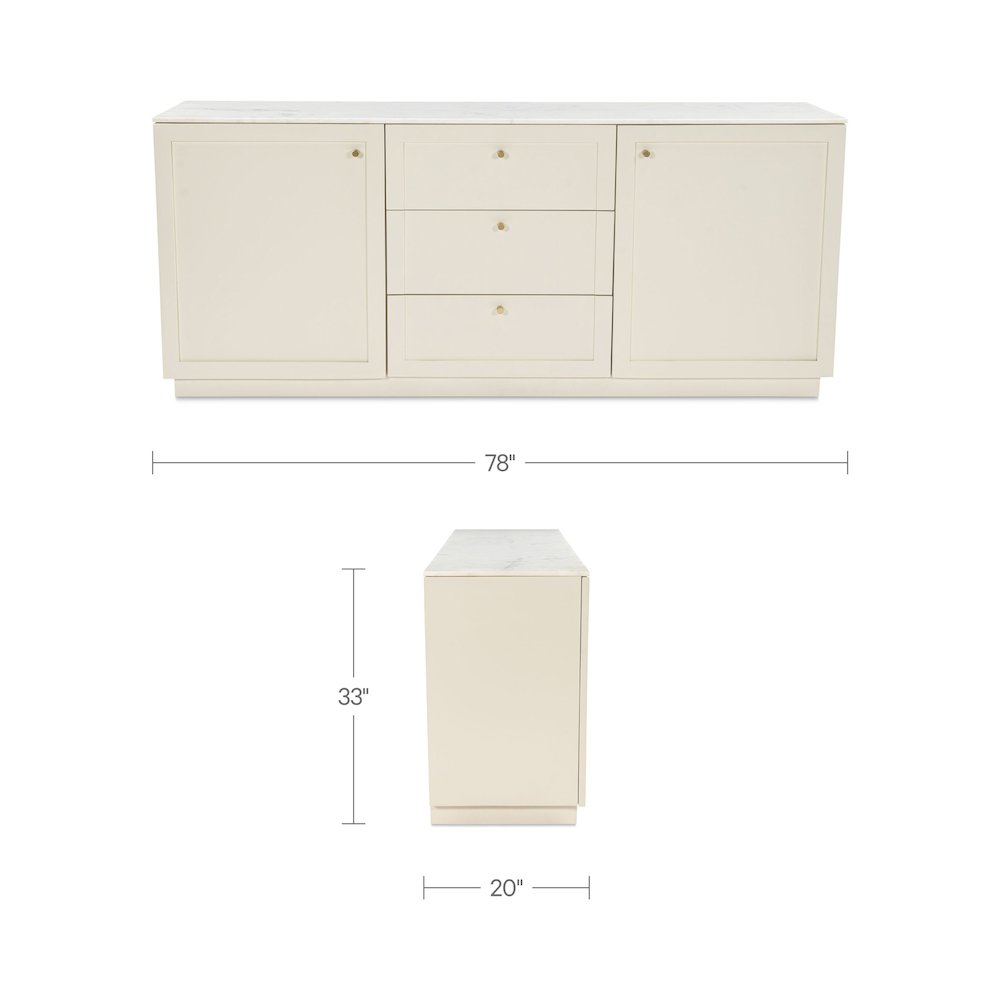 Nadine Sideboard Cream. Picture 10