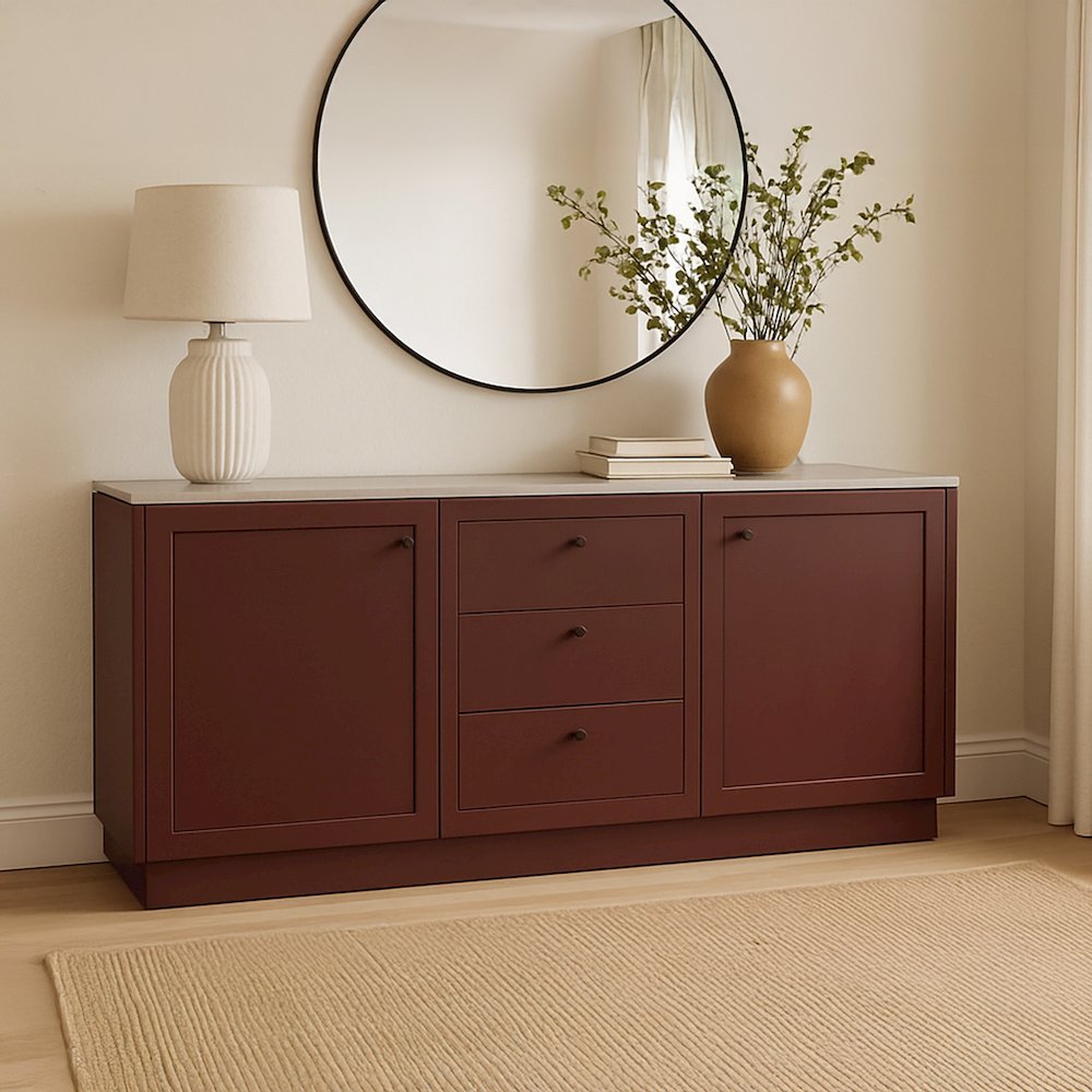 Nadine Sideboard Deep Burgundy. Picture 10