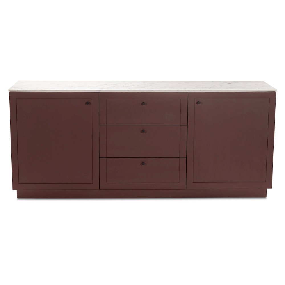 Nadine Sideboard Deep Burgundy. Picture 1