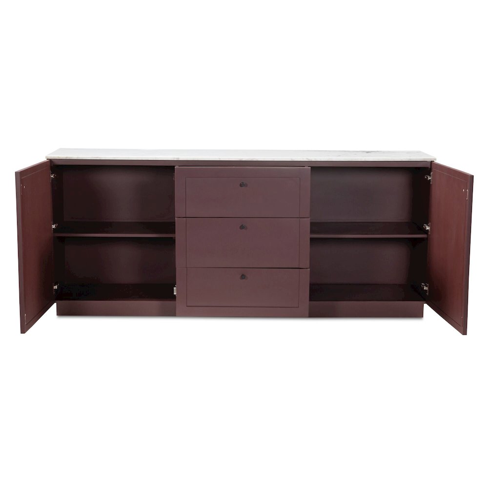 Nadine Sideboard Deep Burgundy. Picture 5