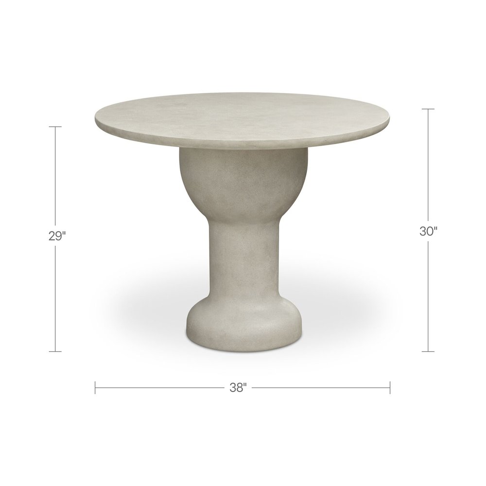 Magnolia Outdoor Café Table Cream. Picture 5