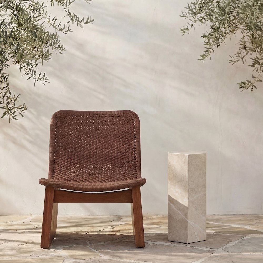 Nix Outdoor Side Table Cream. Picture 7