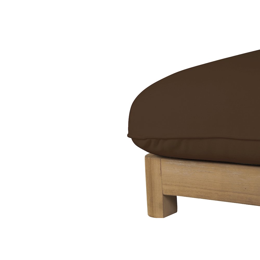 Enzo Outdoor Adjustable Lounge Chair Brown. Picture 5