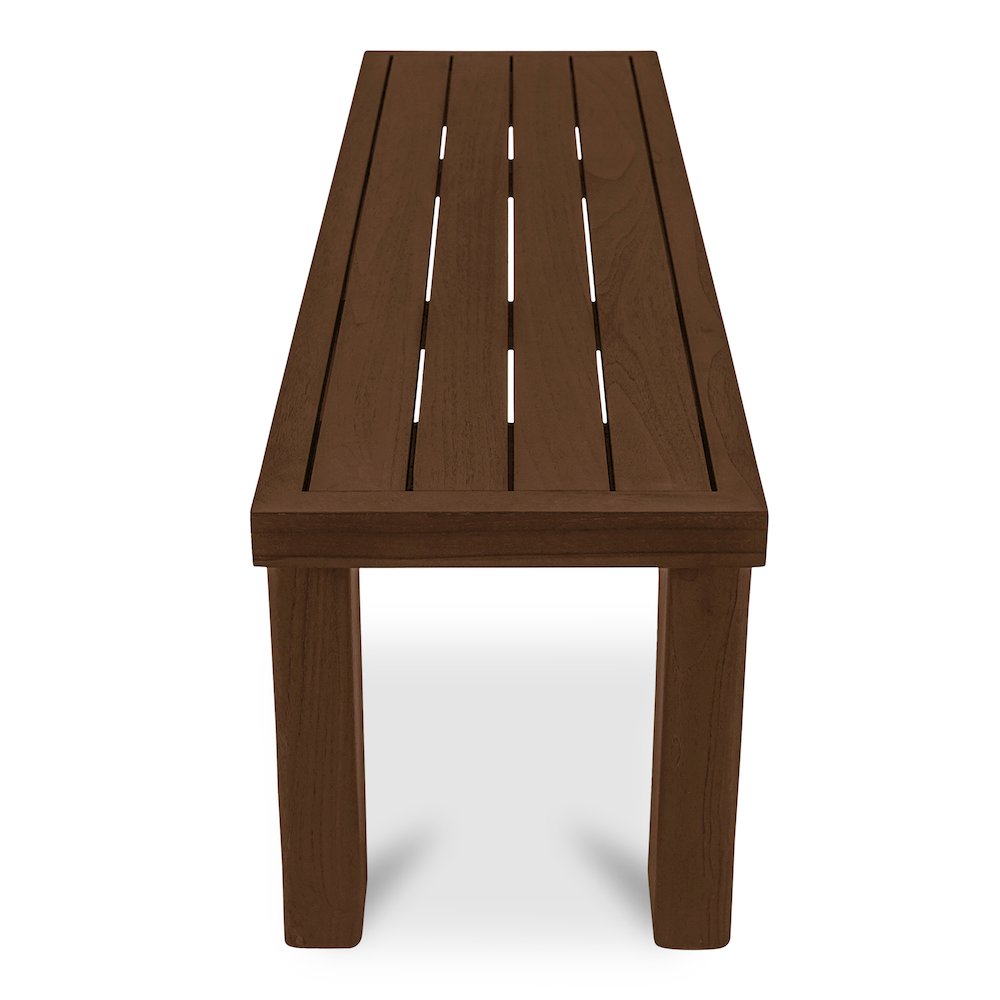 Marina Outdoor Bench Brown. Picture 6