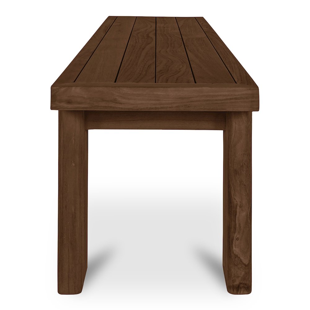Marina Outdoor Bench Brown. Picture 3
