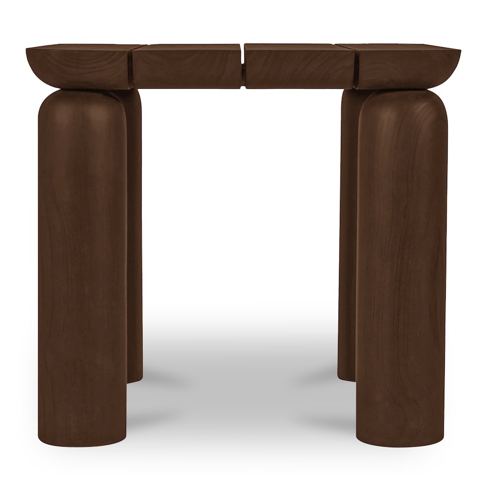 Barclay Outdoor Side Table Brown. Picture 3