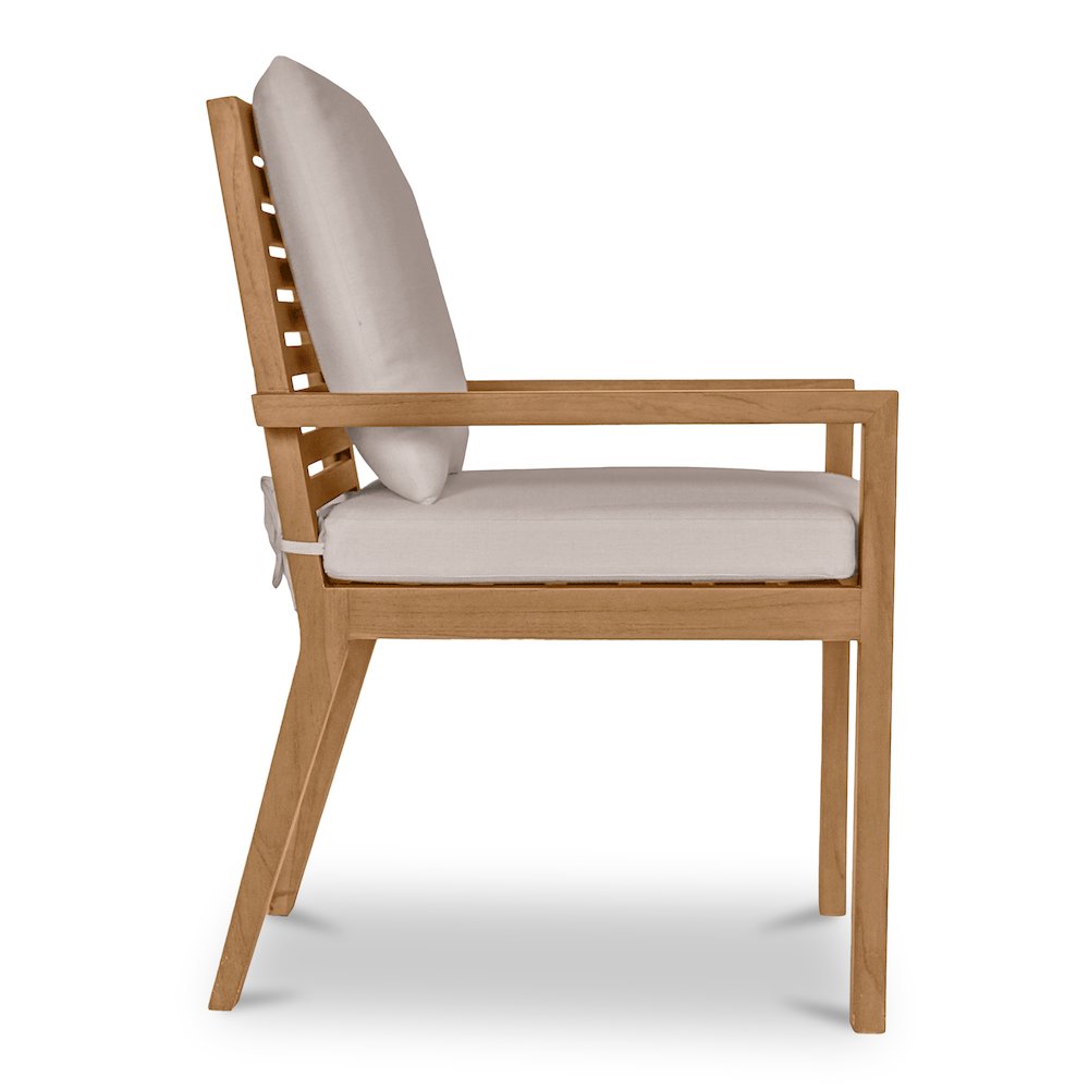 Mateo Outdoor Dining Chair White. Picture 3