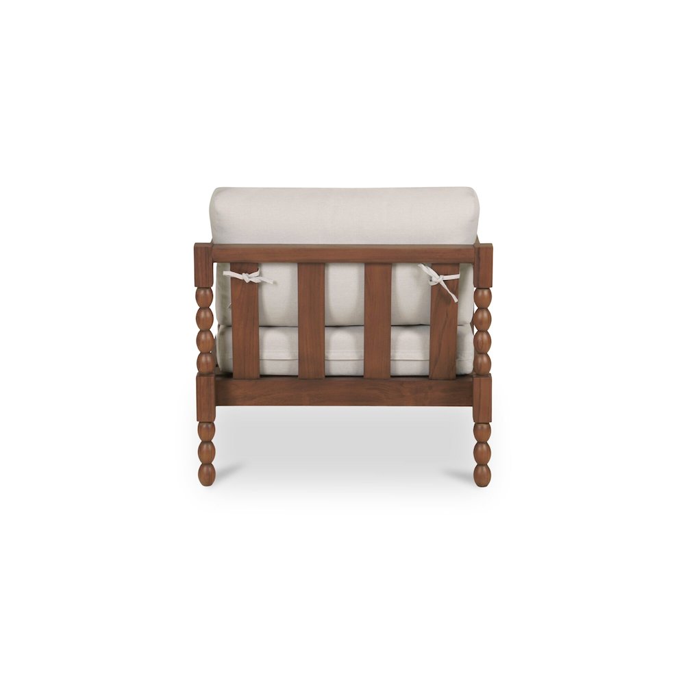 Delilah Outdoor Accent Chair Brown. Picture 4