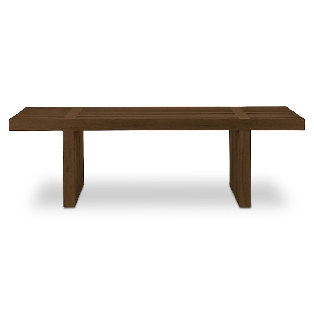 Fletcher Outdoor Coffee Table Brown. Picture 1