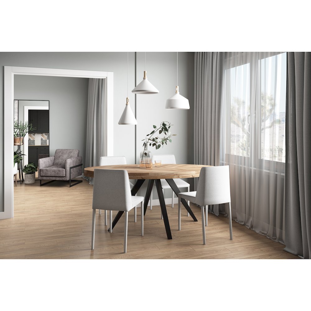 Parq Oval Dining Table Amber. Picture 19