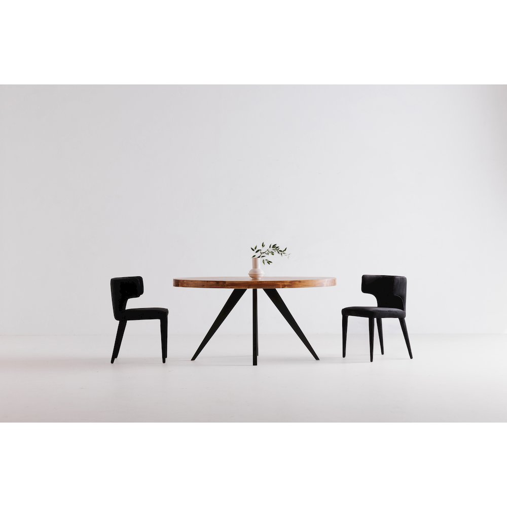 Parq Oval Dining Table Amber. Picture 21