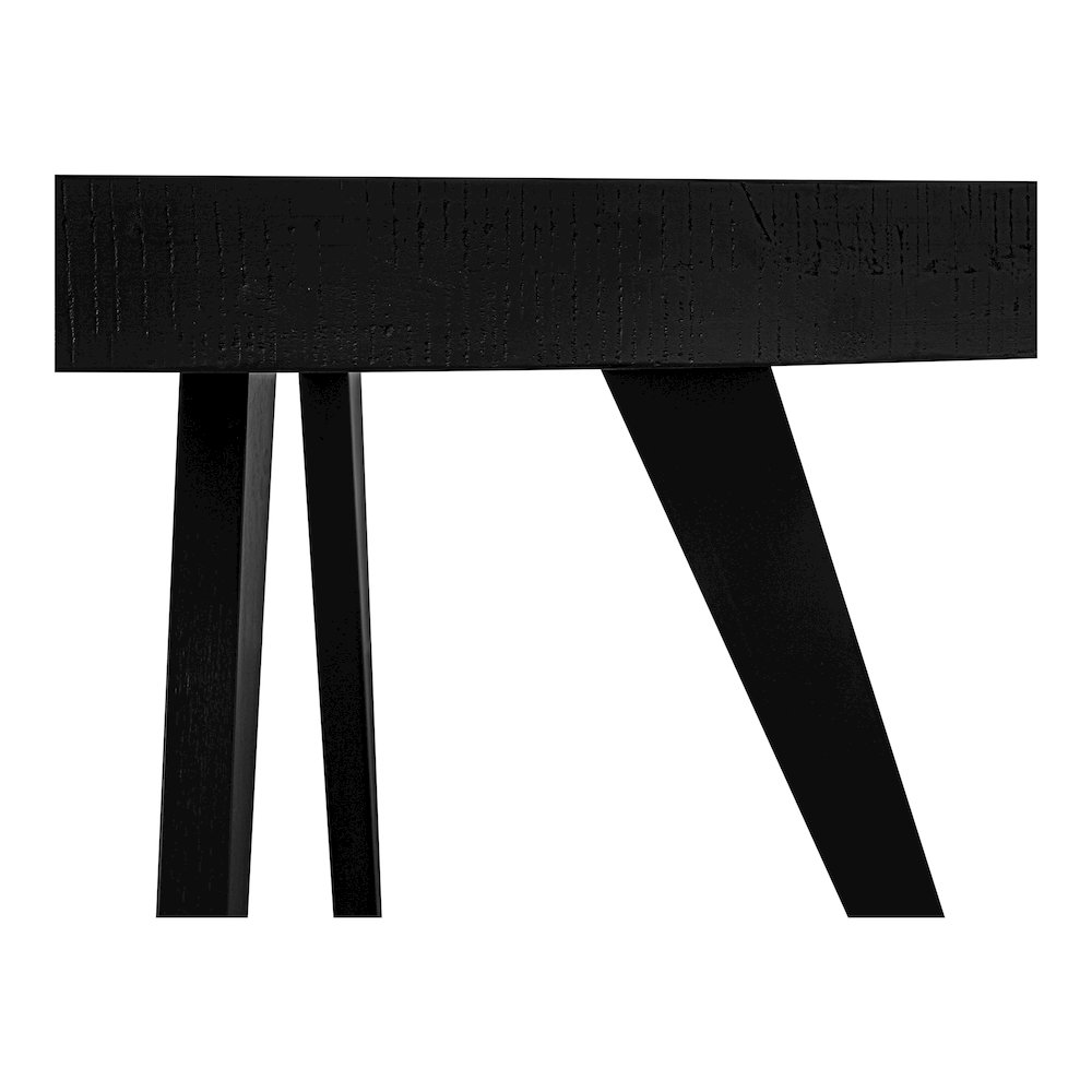 Parq 60 Inch Round Dining Table Black. Picture 11