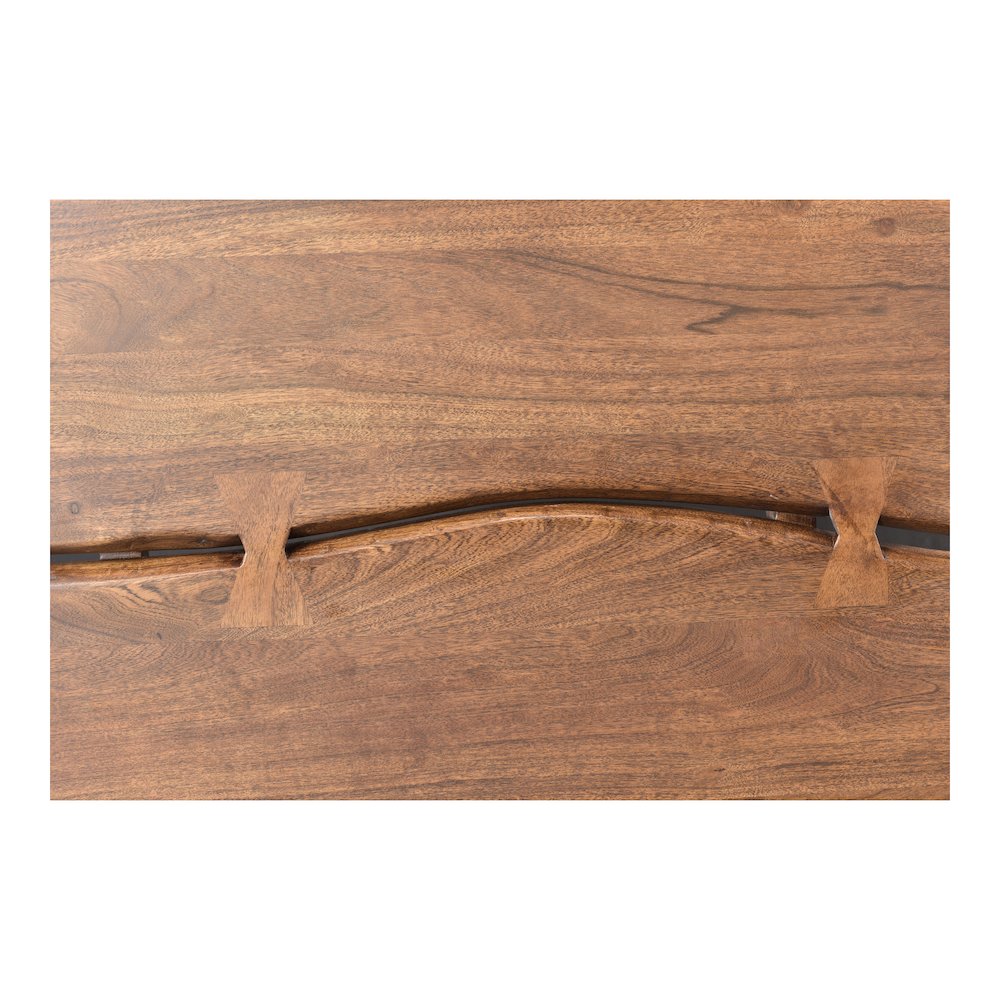 Madagascar Queen Platform Bed Brown. Picture 6